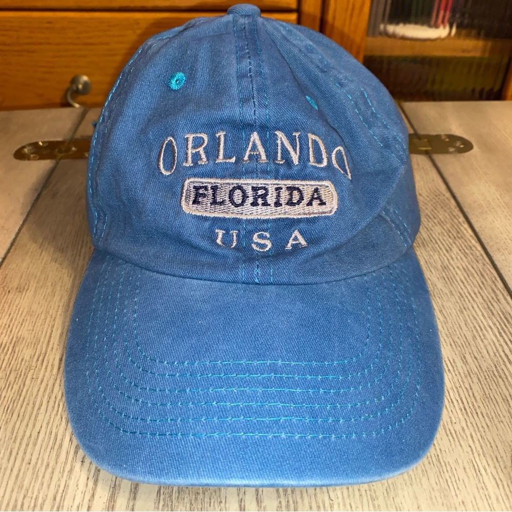 Orlando Florida Ocean Blue Hat Womens and Mens